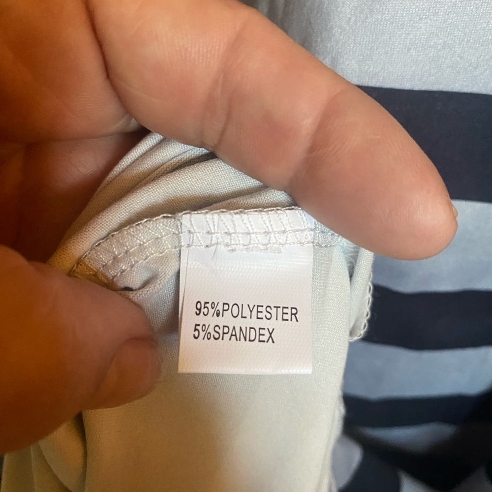 New without tag,Striped blue T-Shirt maxi dress. - Picture 3 of 4